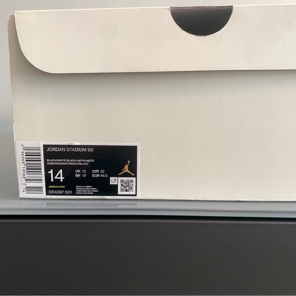 Jordan Stadium 90 Men's Shoes 'Black/Anthracite' size 14 men - Picture 2 of 8